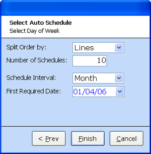 Autoschedule